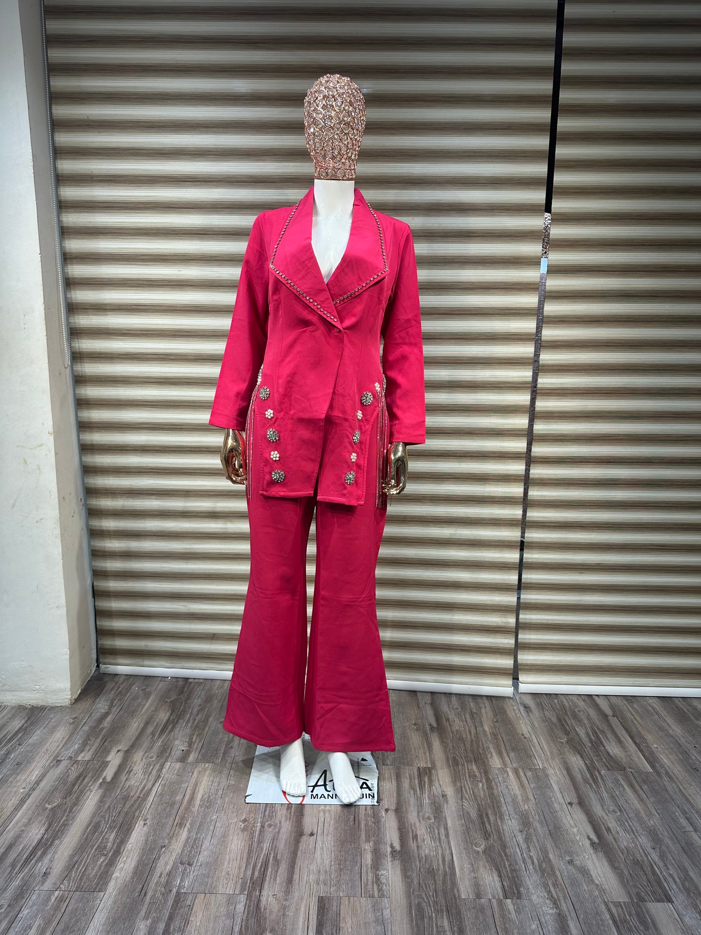Hot Pink Embellished Coord Set
